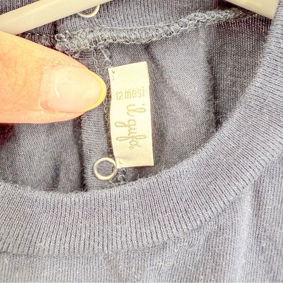 Il Gufo Blue and White Whale Bodysuit - Picture 4 of 5